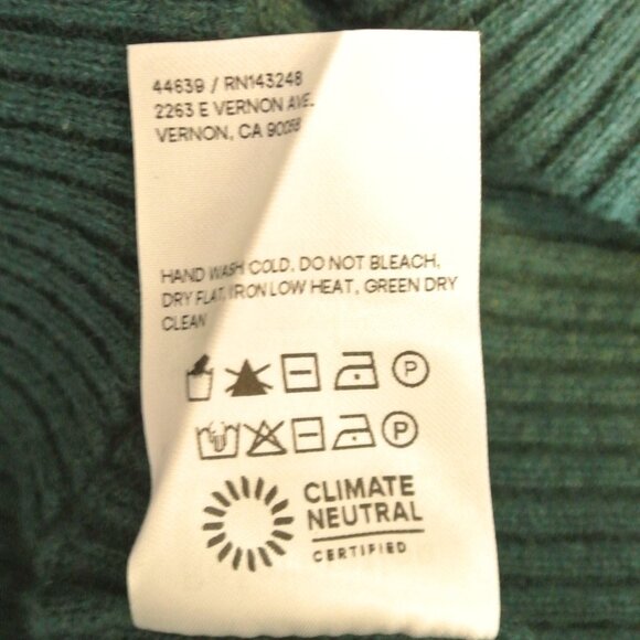 NEW Reformation Arco Cashmere Sleeveless Turtleneck Sweater M#2182 - Picture 9 of 10